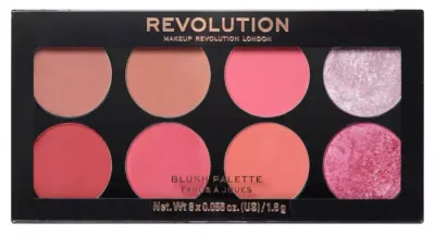 Палетка румян Makeup Revolution Ultra Blush Palette Sugar and Spice, 8 оттенков
