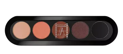 Палетка теней Make Up Atelier Paris 5 оттенков, водостойкая, оттенок T02