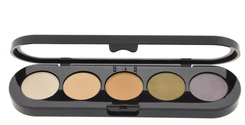 Палетка теней Make Up Atelier Paris 5 оттенков, водостойкая, оттенок T04