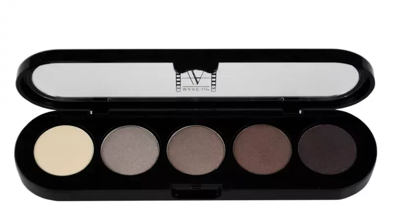Палетка теней Make Up Atelier Paris 5 оттенков, водостойкая, оттенок T24