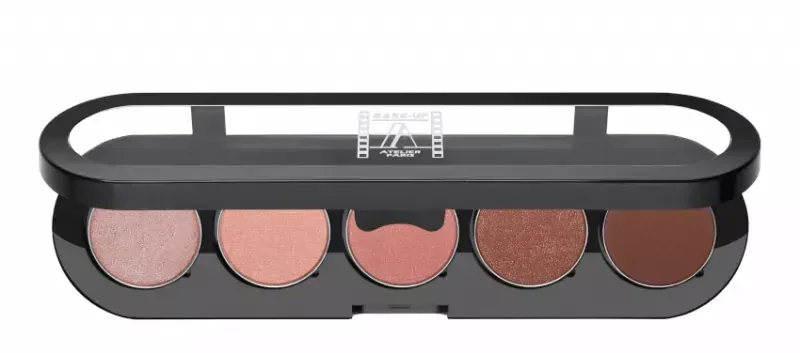 Палетка теней Make Up Atelier Paris 5 оттенков, водостойкая, оттенок T34