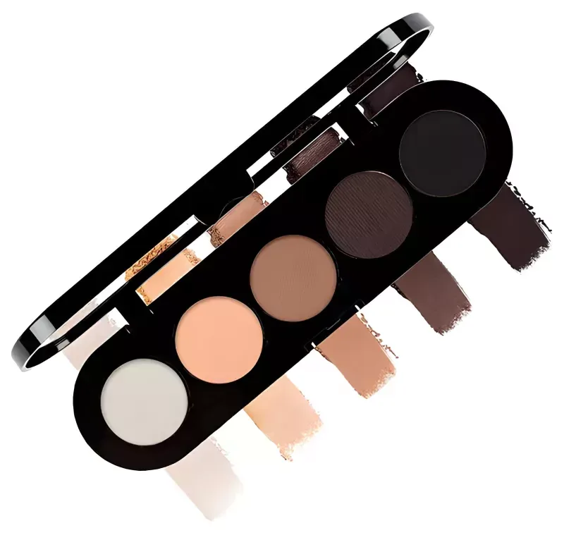 Палетка теней Make Up Atelier Paris T22 матовая, 5 водостойких оттенков, 10 г