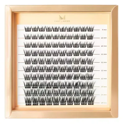 Пучки ресниц Many Beauty Many Lashes Master Box V-Lashes Wonder мягкие, изгиб CC, 100 шт