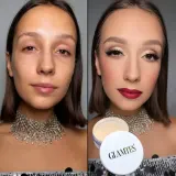 Рассыпчатая пудра Glamtes Soft Satin сатиновый финиш, фиксирующая, 8 г — фото 5