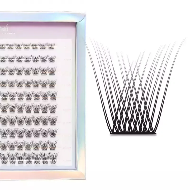 Пучки ресниц Many Beauty Many Lashes Master Box V-Lashes Mermaid шелковые, изгиб C, 140 шт