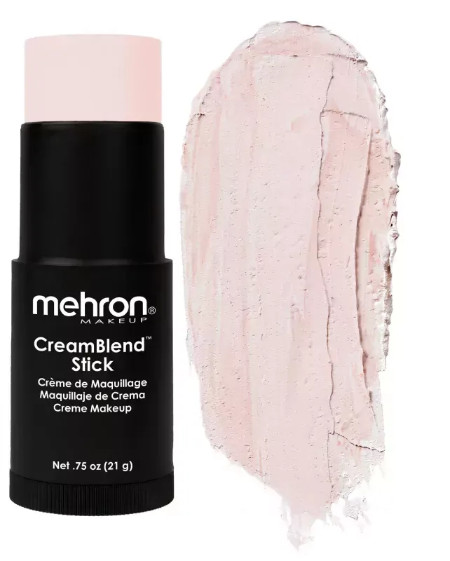 Тональная основа Mehron CreamBlend Stick Makeup кремовая, в стике, оттенок ALABASTER