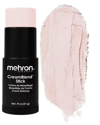 Тональная основа Mehron CreamBlend Stick Makeup кремовая, в стике, оттенок ALABASTER