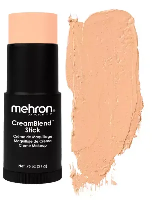 Тональная основа Mehron CreamBlend Stick Makeup кремовая, в стике, оттенок LIGHT BUFF