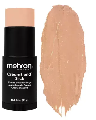 Тональная основа Mehron CreamBlend Stick Makeup кремовая, в стике, оттенок MED LITE OLIVE