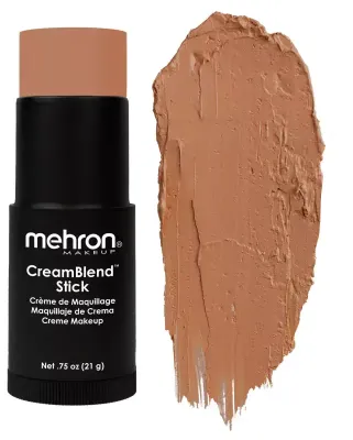 Тональная основа Mehron CreamBlend Stick Makeup кремовая, в стике, оттенок LIGHT TAN