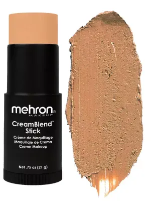 Тональная основа Mehron CreamBlend Stick Makeup кремовая, в стике, оттенок MEDIUM OLIVE