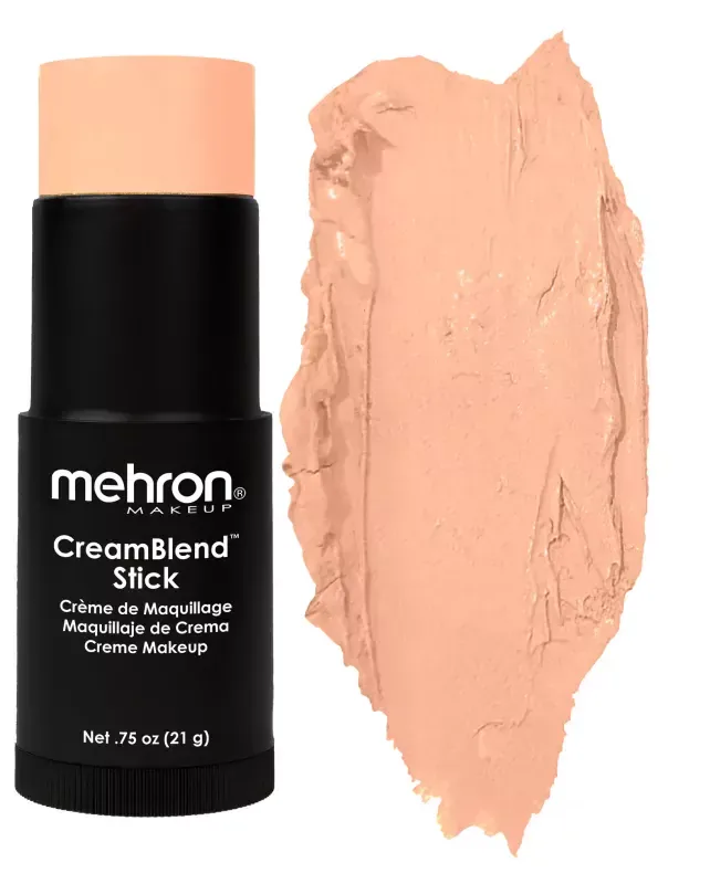 Тональная основа Mehron CreamBlend Stick Makeup кремовая, в стике, оттенок SOFT PEACH