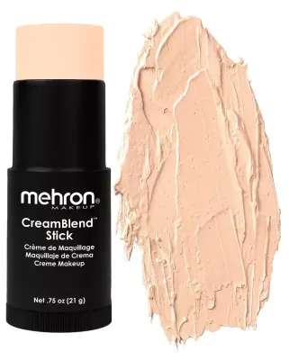 Тональная основа Mehron CreamBlend Stick Makeup кремовая, в стике, оттенок LIGHT 1