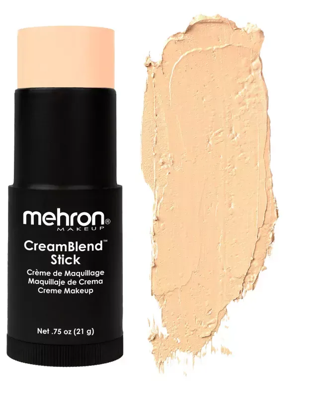 Тональная основа Mehron CreamBlend Stick Makeup кремовая, в стике, оттенок LIGHT 2