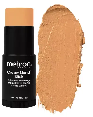 Тональная основа Mehron CreamBlend Stick Makeup кремовая, в стике, оттенок MEDIUM DARK 0