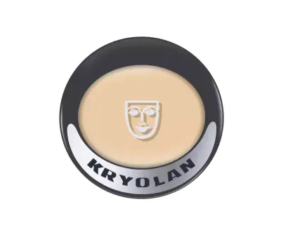 Тональная основа Kryolan Ultra Foundation кремовая, высокое покрытие, оттенок 1 W