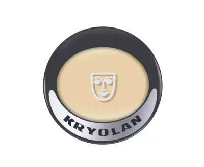 Кремовое тональное средство Kryolan Ultra Foundation, плотное покрытие, оттенок Ivory, 15 г