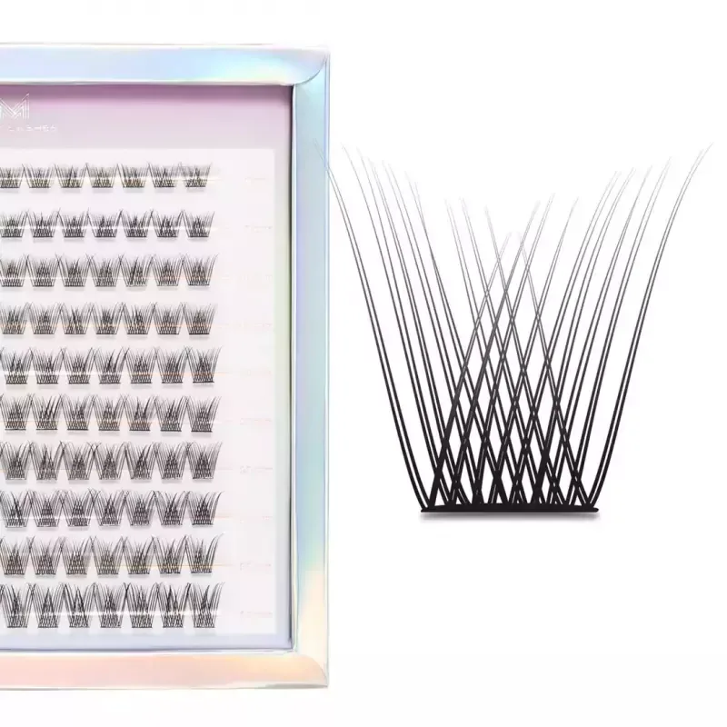 Пучки ресниц Many Beauty Many Lashes Master Box V-Lashes Mermaid шелковые, изгиб CC, 140 шт