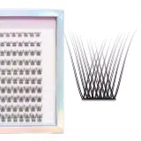 Пучки ресниц Many Beauty Many Lashes Master Box V-Lashes Mermaid шелковые, изгиб CC, 140 шт — фото 1