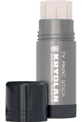 Тональная основа Kryolan TV Paint Stick матовая, в стике, оттенок TV White