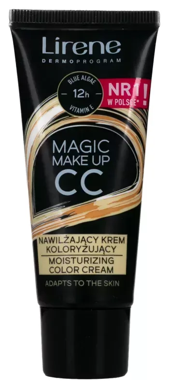 CC-крем Lirene Magic Make Up CC, увлажняющий, 30 мл