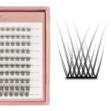 Пучки ресниц Many Beauty Many Lashes Master Box V-Lashes Intense эластичные, изгиб D, 120 шт — фото 3