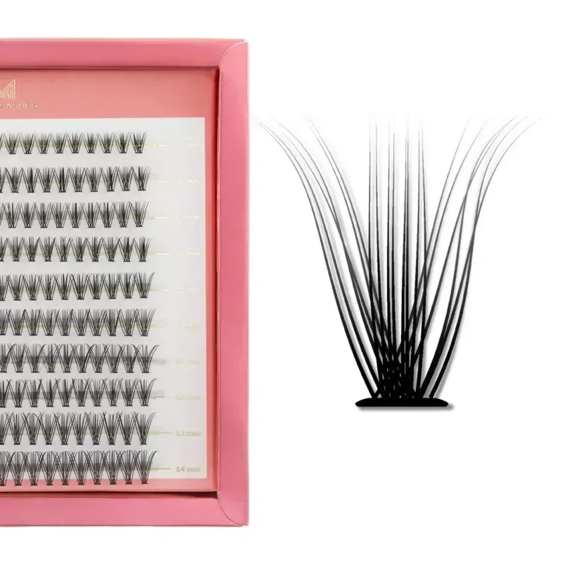 Пучки ресниц Many Beauty Many Lashes Master Box Silk Eyelashes Individuals 20D шелковые, изгиб C, 200 шт