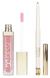 Набор для губ DESSI Nude Harmony, блеск Creamy Cover Lip Tint 113 Candy и карандаш 01 — фото 1