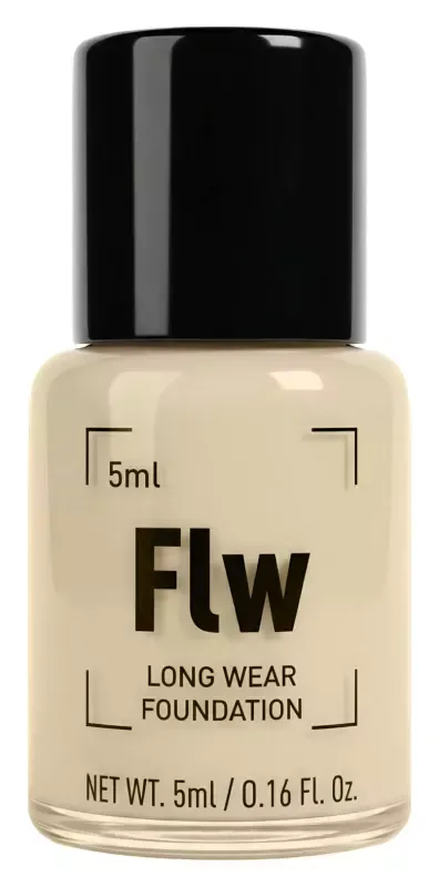 Тональная основа Make-Up Atelier Paris Waterproof Liquid Foundation водостойкая, оттенок 5FLW1B Pale Beige, 5 мл