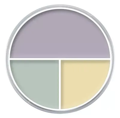 Палетка тональных основ Kryolan Ultra Foundation Trio, 3 оттенка, оттенок 1
