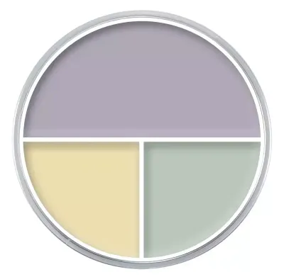 Палетка тональных основ Kryolan Ultra Foundation Trio, плотное покрытие, 3 оттенка, оттенок 6