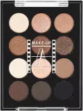 Палетка теней Make Up Atelier Paris Palette 12 Eyeshadow P12C ESN, 12 водостойких оттенков — фото 1