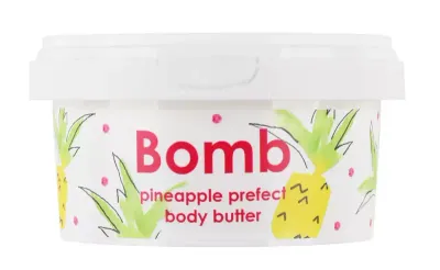 Баттер для тела Bomb Cosmetics Pineapple Prefect, 30% масла ши, мерцающий