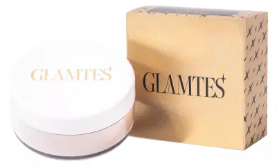 Рассыпчатая пудра Glamtes Elegant Glow сияющая, прозрачная, 8 г