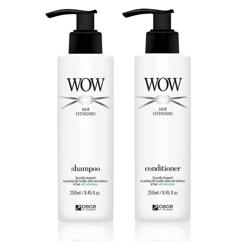 Набор: шампунь и кондиционер Cece of Sweden WOW Hair Extensions для нарощенных волос