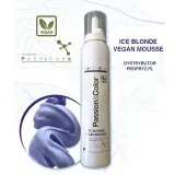 Пенка для волос Exclusive Ice Blonde Vegan Mousse увлажняющая, тонирующая, для светлых волос, 200 мл — фото 1