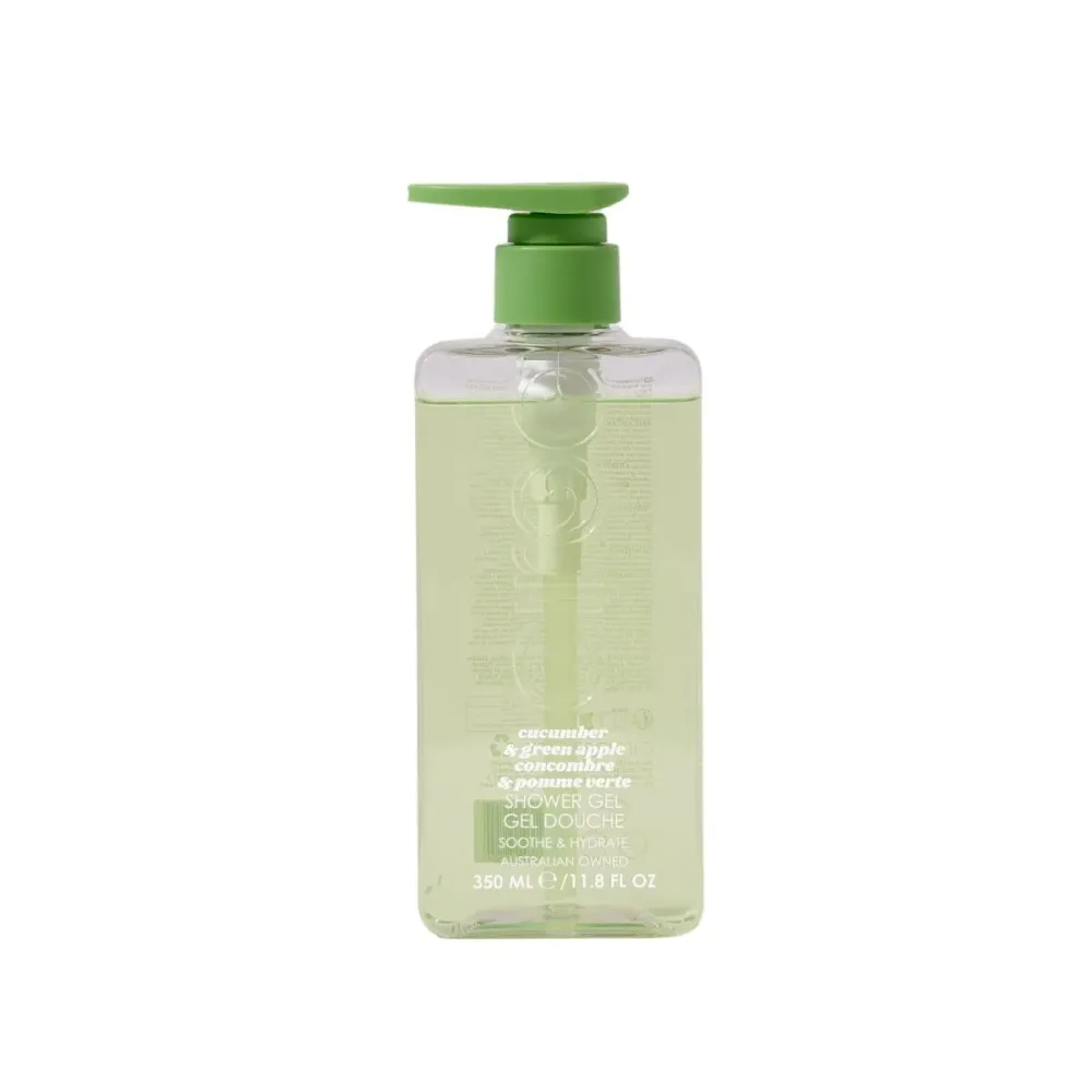 Гель для душа Ciroa Cucumber & Green Apple, освежающий, огурец и зелёное яблоко