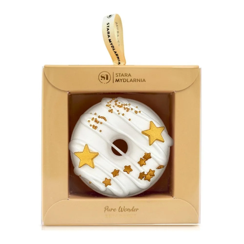 Бомбочка для ванны Stara Mydlarnia Pure Wonder Sweet Vanilla Bath Donut, сладкая ваниль