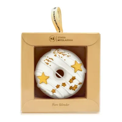 Бомбочка для ванны Stara Mydlarnia Pure Wonder Sweet Vanilla Bath Donut, сладкая ваниль