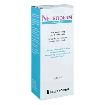 Масло для ванны Neuroderm, миндальное, увлажняющее, облегчает зуд