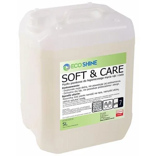 Мыло-пенка для рук Eco Shine Soft & Care, 5 л