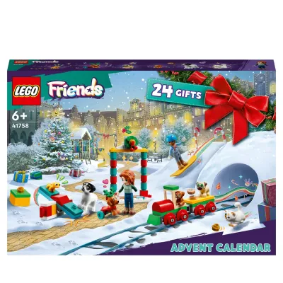Адвент-календарь LEGO Friends 41758 2023, 231 деталь и 24 мини-модели, от 6 лет
