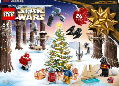 Адвент-календарь LEGO Star Wars 75340 2022, 8 фигурок и 16 мини-моделей, от 6 лет