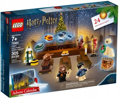Адвент-календарь LEGO Harry Potter 75964, 305 деталей и 7 минифигурок, от 7 лет
