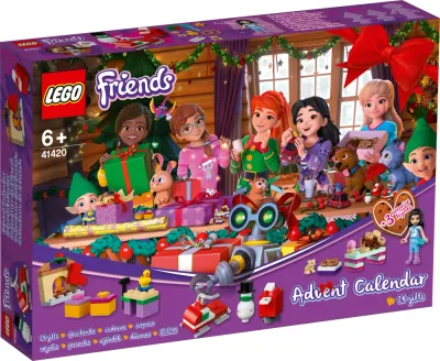 Адвент-календарь LEGO Friends 41420, 236 деталей и 24 сюрприза для сборки, от 6 лет
