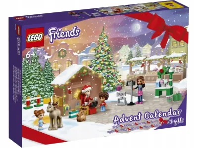 Адвент-календарь LEGO Friends 41706, 312 деталей и 24 мини-модели с фигурками, от 6 лет