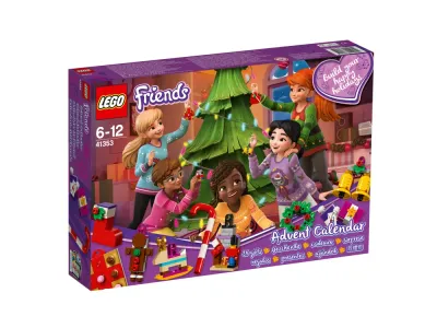 Адвент-календарь LEGO Friends 41353, 500 деталей, мини-кукла и 4 фигурки животных, от 6 лет
