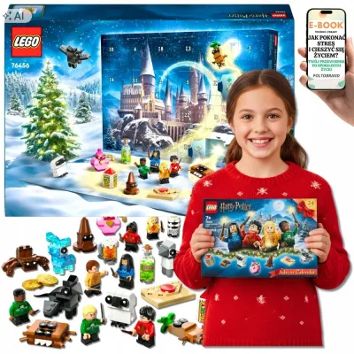 Адвент-календарь LEGO Harry Potter 2025, 8 минифигурок, 6 существ и 9 мини-моделей, от 7 лет