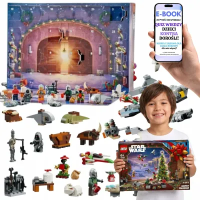 Адвент-календарь LEGO Star Wars The Mandalorian 75456 2026, 293 детали и 7 мини-моделей, от 6 лет