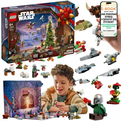 Адвент-календарь LEGO Star Wars 75456 2026, минифигурки The Mandalorian и 7 мини-моделей, от 6 лет